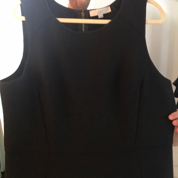 LOFT Dresses & Skirts - Nice black dress w a back zipper. Classy elegant